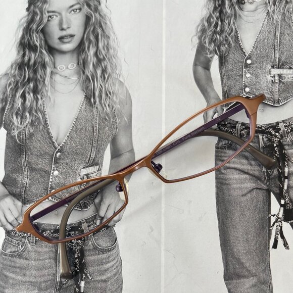 PRO DESIGN DENMARK Brown & Purple Titanium Frames: 1326 c.4531 47/15: Brand New - Picture 8 of 12